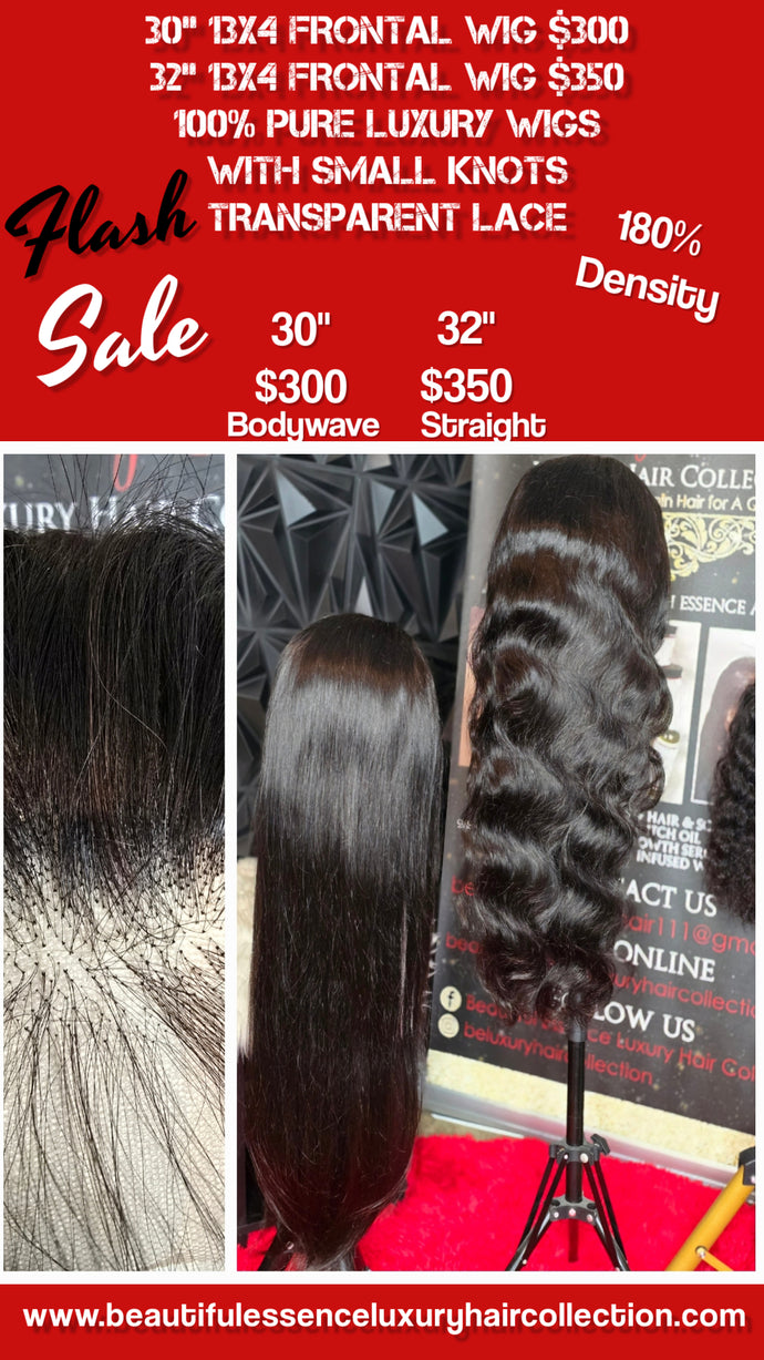 FLASH SALE 13X4 180% DENSITY FRONTAL WIGS
