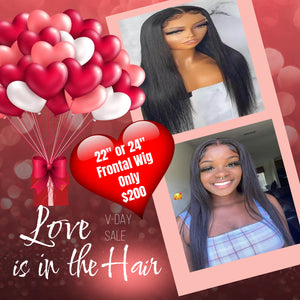 LOVE IS IN THE HAIR (22" or "24" Frontal)