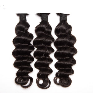 BE 3 Bundle Deal "Exotic/Deep Loose Wave/Closure" - Beautiful Essence Luxury Hair Collection