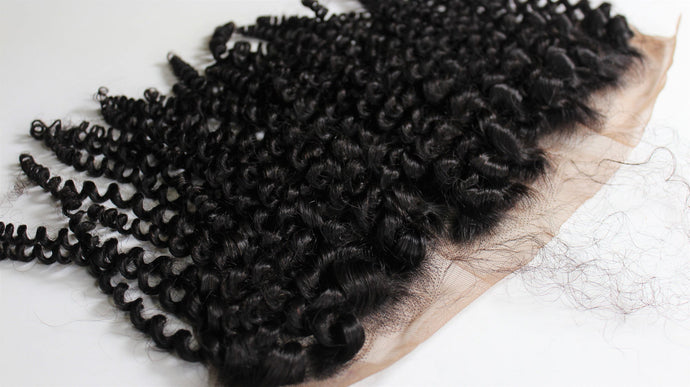 Frontal BE Kinky Curly - Beautiful Essence Luxury Hair Collection